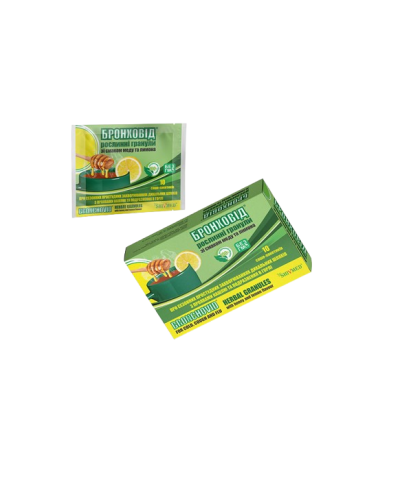 Чай в гранулах БРОНХОВІД Shivmed від кашлю та застуди 10 саше