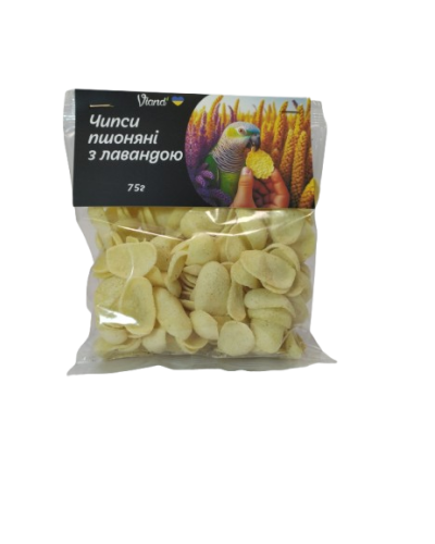 Чипси пшоняні з лавандою Viand 75 г