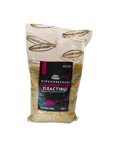 Пластівці амарантові цільнозернові Healthy Generation 400 г