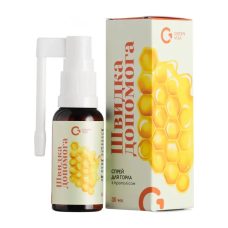 Бальзам-спрей для горла Грін-Віза Швидка допомога з прополісом 30 мл
