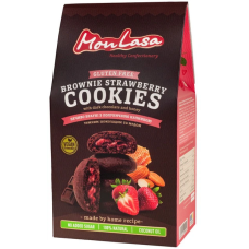 Печиво MonLasa Брауні з полуничною начинкою vegan 120 г