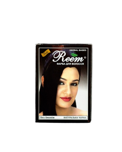 Безаміачна фарба для волосся Reem Gold чорна, 60 г