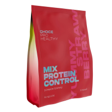 Протеїновий коктейль Choice Mix Protein Control зі смаком полуниці 145 г