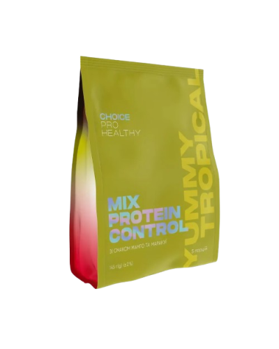 Протеїновий коктейль Choice Mix Protein Control зі смаком манго та маракуї 145 г