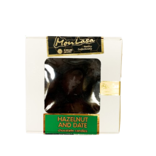 Шоколадні цукерки MonLasa з фундуком та фініками на меду 140 г