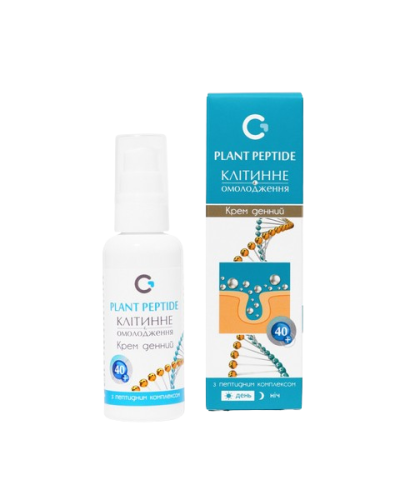 Крем для обличчя денний  клітинне омолодження з пептидним комплексом Грін-Віза 50 мл