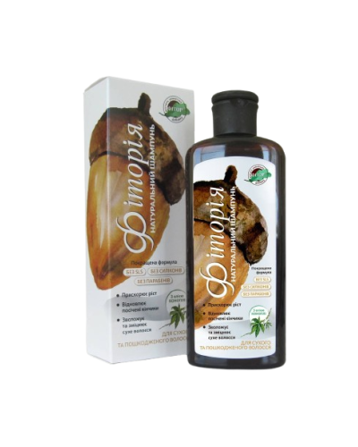 ЕКО-Шампунь ФІТОРІЯ з фітором та конопляною олією для сухого волосся 250 мл