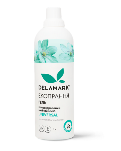 Екологічний гель для прання DeLaMark Universal 1 л