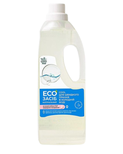 ЕкоЗасіб COOL Green Max для прання в холодній воді 1 л