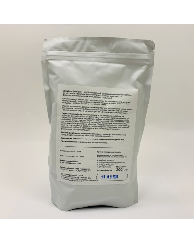 Еритритол (цукрозамінник) Fruity Yummy, 200 г