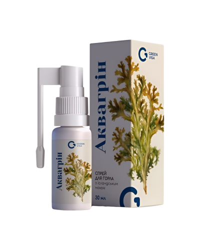 Спрей для горла Аквагрін Грін-Віза 30 мл