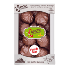 Зефір з асаі (рожевий) в шоколаді Корисна Кондитерська 600 г