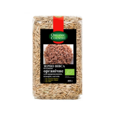 Зерно вівса неочищене органічне Organic Country 400 г