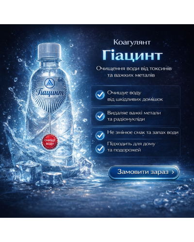 Водоочисник Гіацинт (коагулянт) 330 мл