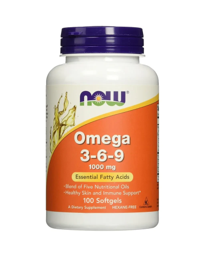 Now Foods Омега 3-6-9 1000 мг 100 капс.