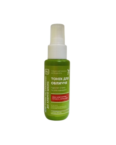 Тонік для обличчя для нормальної та жирної шкіри  Яка 60 мл