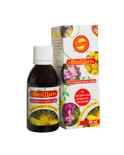 Протипаразитарні краплі BioЩит NaturLine 50 мл