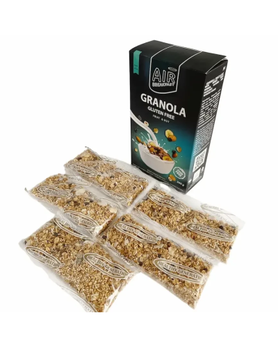 Гранола без глютену з медом, фруктами та горіхами без цукру ТМ Healthy Generation 300 г