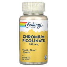 Solaray Chromium Picolinate Хрому піколінат 200 мкг 100 vegcaps