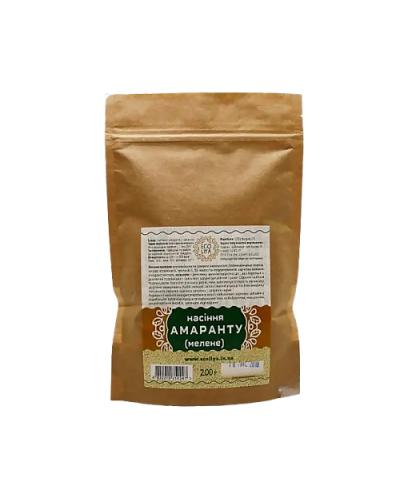 Перемелене насіння амаранту Еколія 200 г