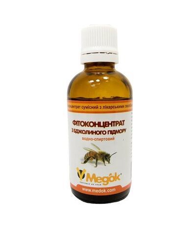 Фітоконцентрат з бджолиного підмору Медок (настоянка) 50 мл