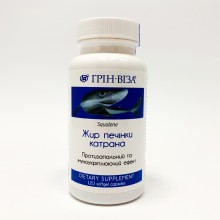 Дієтична добавка Грін-Віза Грінвіт Жир печінки катрану 120 капс.
