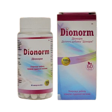 ДІОНОРМ – нормалізація тиску 60 капс.