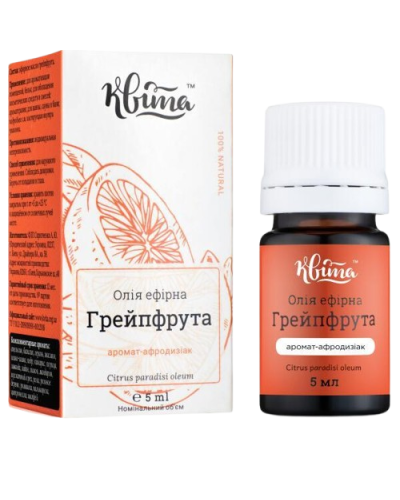 Ефірна олія грейпфрута ТМ Квіта 5 мл