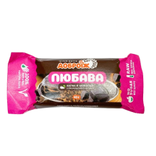 Жива халва Доброїж Любава без цукру в чорному шоколадi 40 г