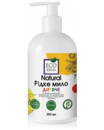 Жидкое мыло EcoKrasa детское с ромашкой и апельсином 350 мл