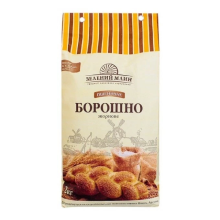 Борошно пшеничне жорновий тонкого помелу Зелений Млин 2 кг