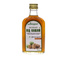 Фітосироп від кашлю  хвойний з медом Апіпродукт 200 мл