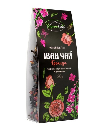 Иван-чай Роза ферментированный крупнолистовой с лепестками роз 30 г