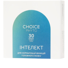 ІНТЕЛЕКТ Choice – дієтична добавка для покращення мозкових функцій 30 капс.