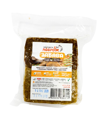Жива халва "Забава" без цукру Доброїж  250 г
