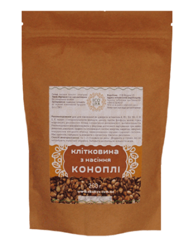 Клітковина конопляна Еколія 200 г