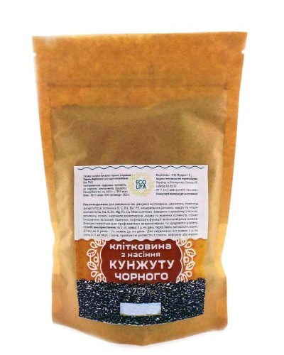 Клітковина чорного кунжуту Еколія 200 г
