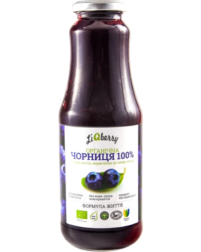 Чорнична паста LiQberry 1000 мл