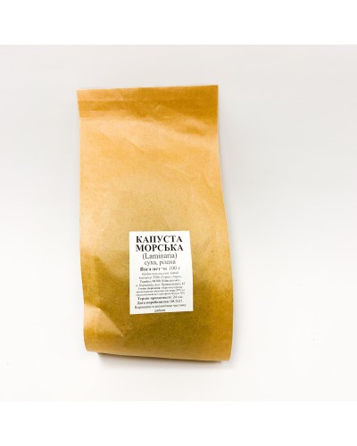 Морська капуста сушена різана 100 г