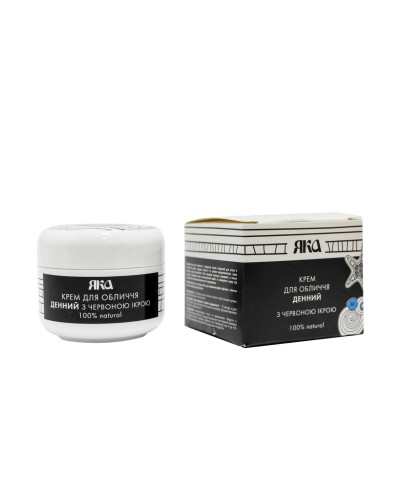Крем для обличчя денний з червоною ікрою, 30 мл, Яка