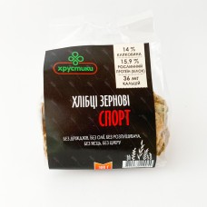 Хлібці зернові Хрустики Спорт, 90 г