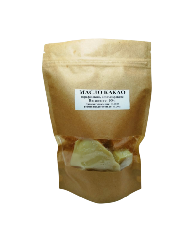 Какао масло натуральне 100 г