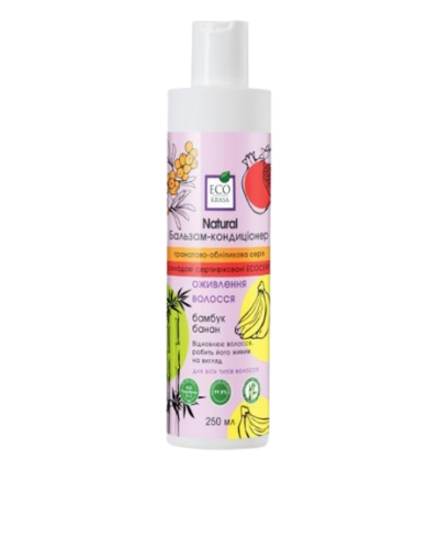 Бальзам-кондиціонер Живлення волосся (бамбук-банан) EcoKrasa  250 мл