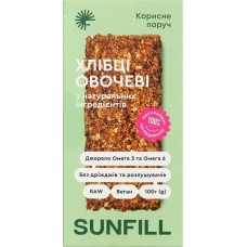 Хлібці SUNFILL овочеві, 100 г