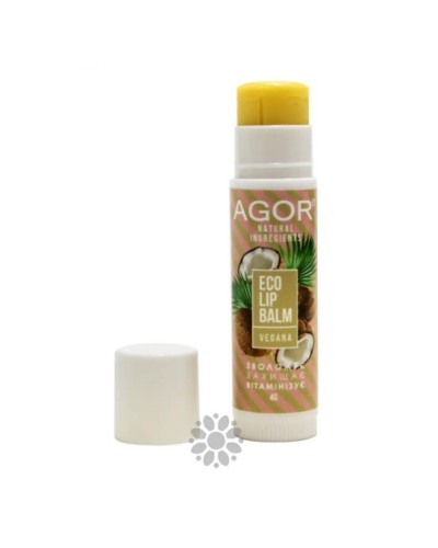 Бальзам для губ VEGANA, 4 м, AGOR