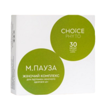 М.ПАУЗА  жіночий комплекс при менопаузі Choice 30 капс.