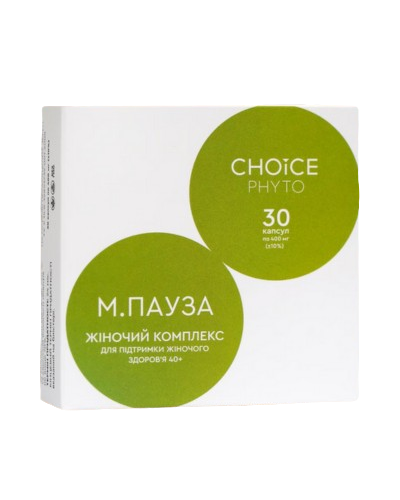 М.ПАУЗА  жіночий комплекс при менопаузі Choice 30 капс.