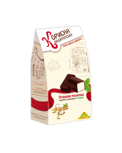 Цукерки ПТАШИНЕ МОЛОКО Корисна Кондитерська без цукру 150 г