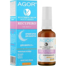 Крем для обличчя нічний REKUPERO 35+ AGOR 50 мл