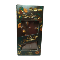 Крафтовий шоколад MonLasa чорний 76% з цілими лісовими горіхами на меду 80 г